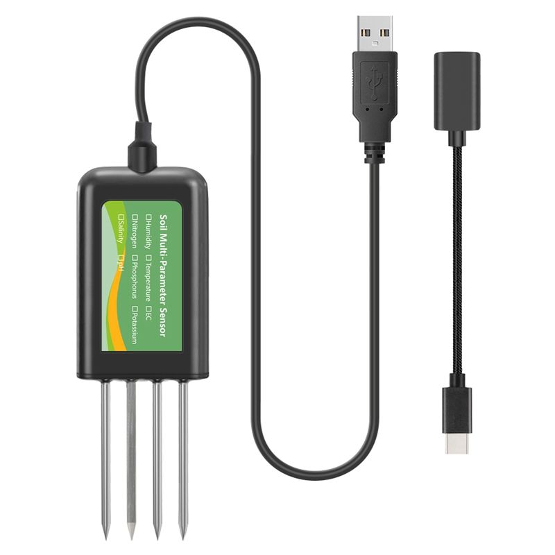 Precision Farming Smart Agriculture - Sensor Tanah AEE6-8In Satu Paket Untuk