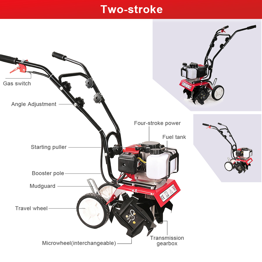 Mesin Pengolah Tanah Mini Tung - Farming Equipment For Agriculture ulasan dan harga