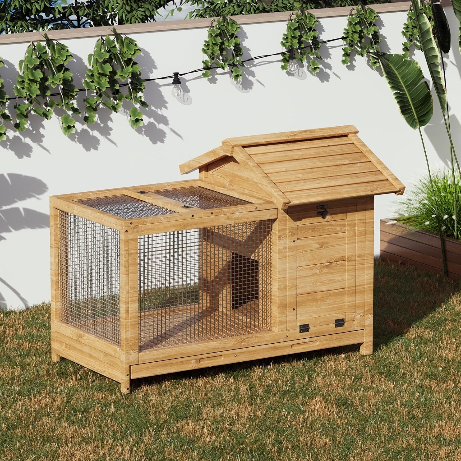 Kandang Kelinci Kayu untuk Dal - Rabbit Cage Wire ulasan dan harga