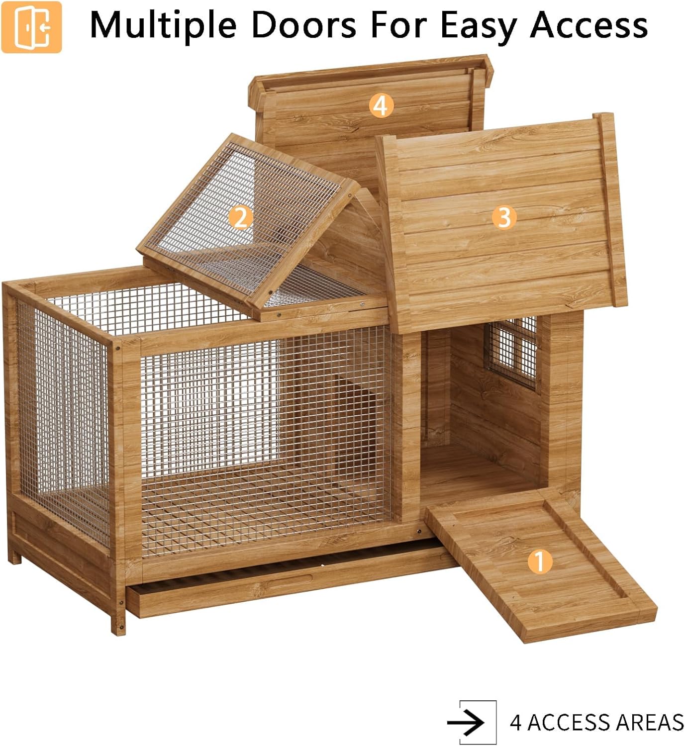 Kandang Kelinci Kayu untuk Dal - Rabbit Cage Wire ulasan dan harga