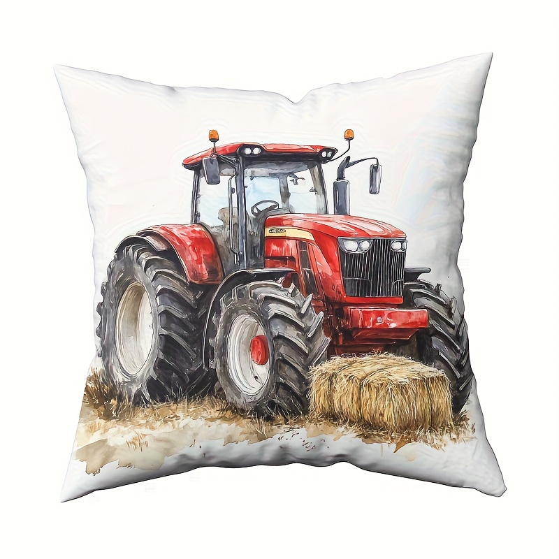 Sarung Bantal Motif Traktor Pe - Agriculture Farming Cartoon ulasan dan harga