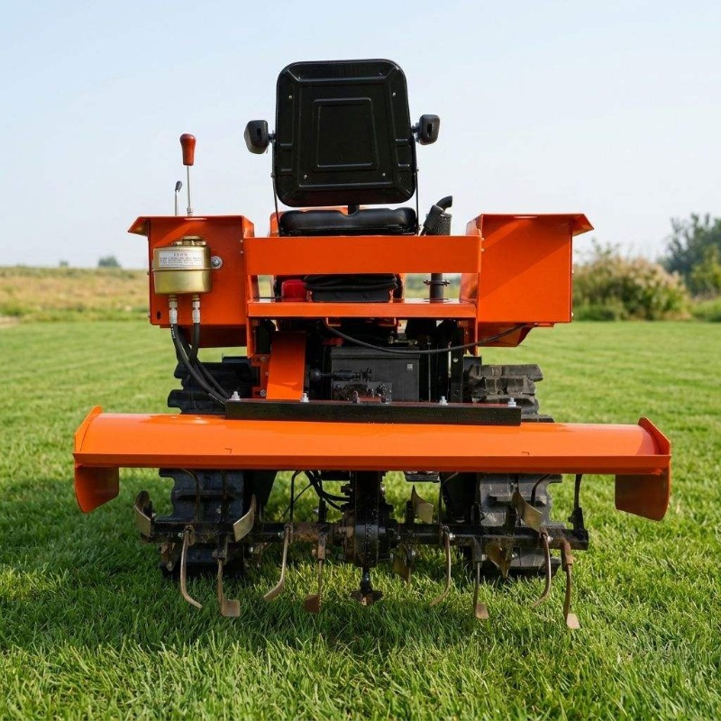 Traktor Crawler 4WD Rotary Til - Farming Equipment For Agriculture ulasan dan harga