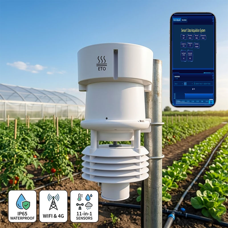 Stasiun Cuaca Pertanian ET0 Wi - Precision Farming Smart Agriculture ulasan dan harga