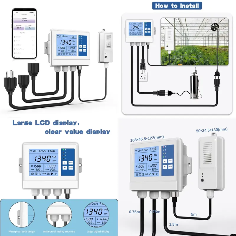 Pengontrol Iklim Cerdas Wifi P - Farming In Agriculture ulasan dan harga