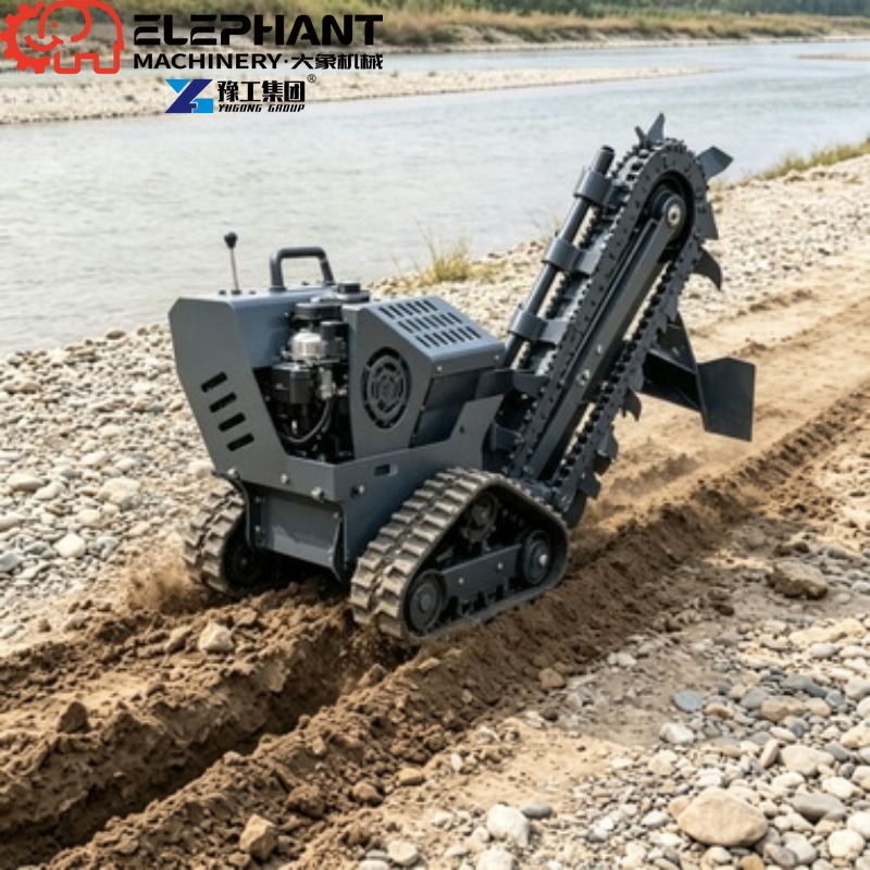 Tracked Trencher, Mesin Pembua - Farming Agriculture Project ulasan dan harga