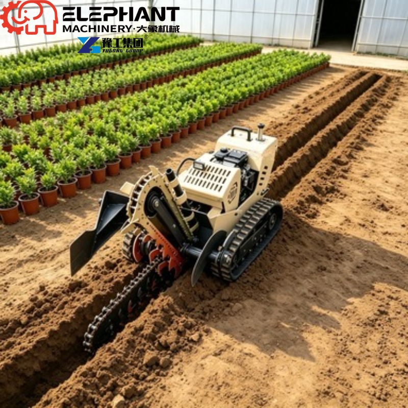 Tracked Trencher, Mesin Pembua - Farming Agriculture Project ulasan dan harga